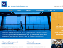 Tablet Screenshot of ncfacilityservices.com